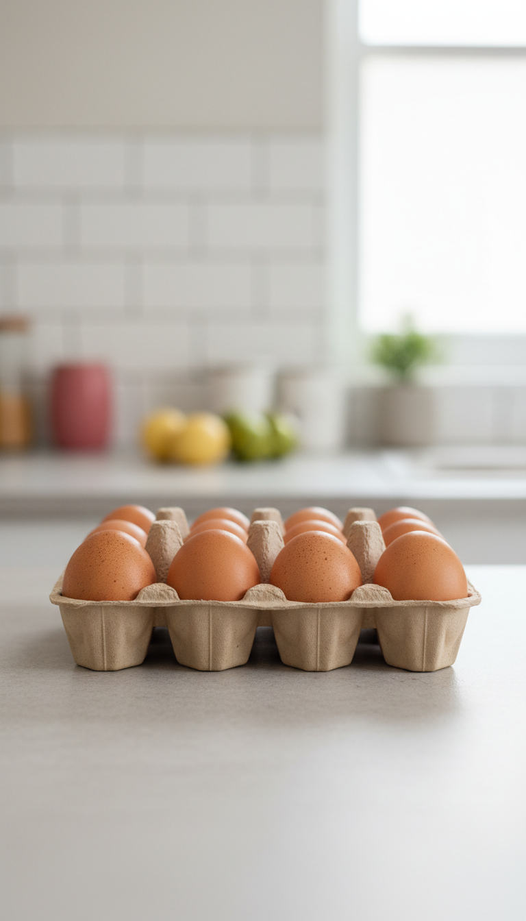 Brown Eggs Farm Tray