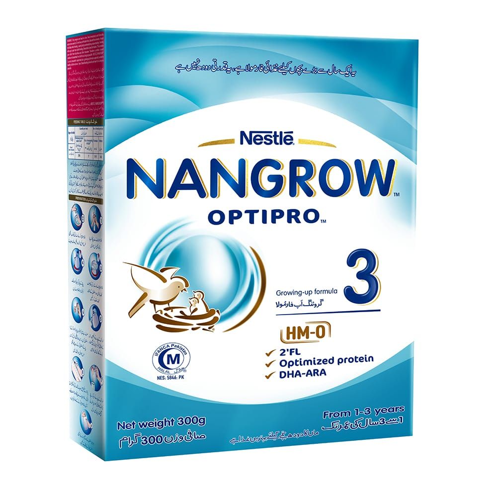 Nangrow Optipro 3 Growing-up Baby Food Formula Powder Box 300g