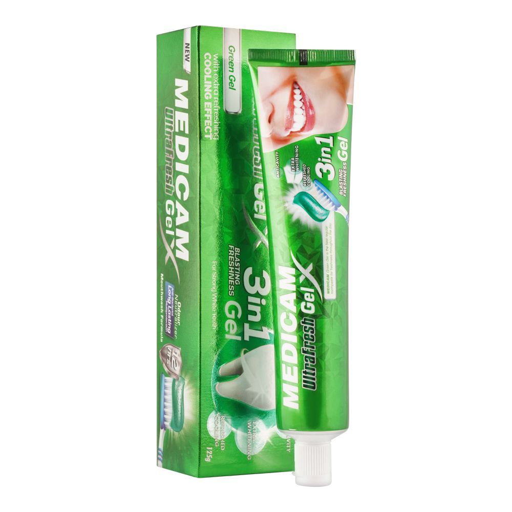 Medicam Ultra Fresh Green Gel Toothpaste 125g