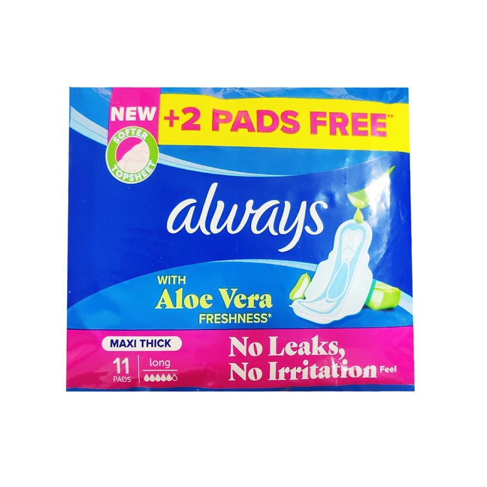 Always Maxi Thick Long Pads 11 Pieces