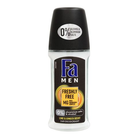FA Men Roll-On Freshly Free Lime & Ginger 50ml