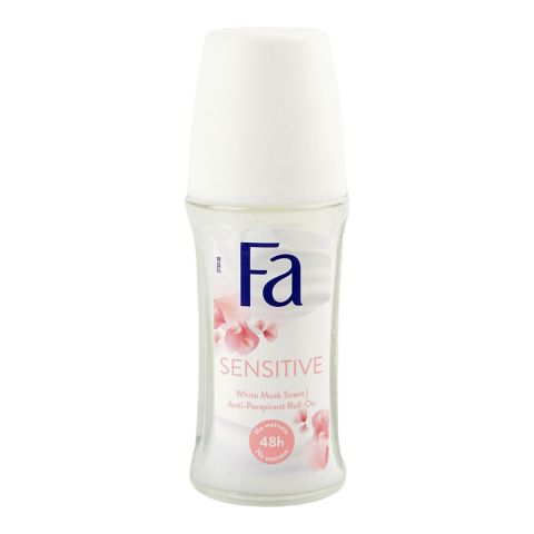FA Sensitive Roll-On White Musk 50ml