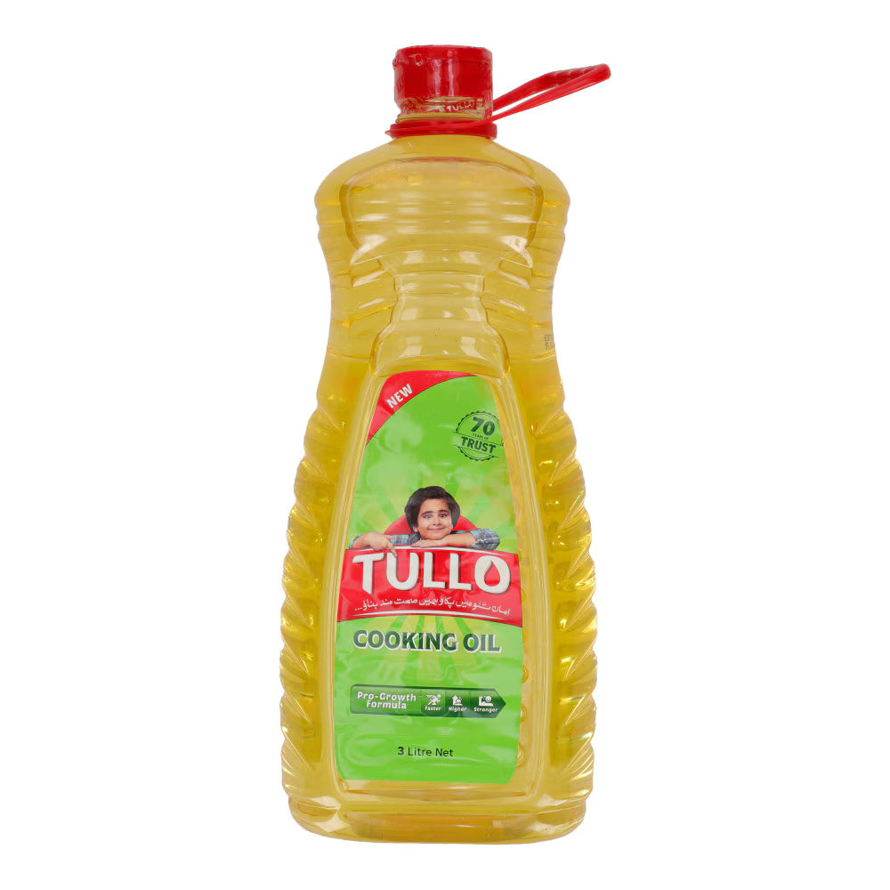 TULLO COOKING OIL 3L BOTTLE.