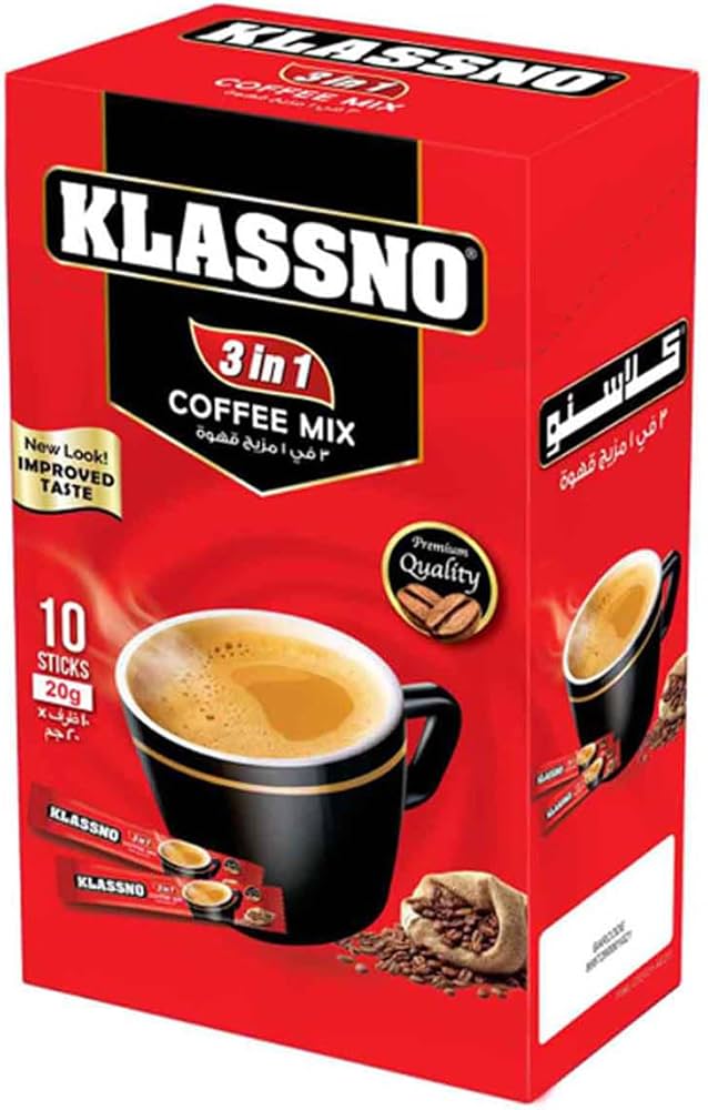 KLASSNO'S 3 IN 1 COFFEE MIX ORIGINAL 20G X 10STICKS.