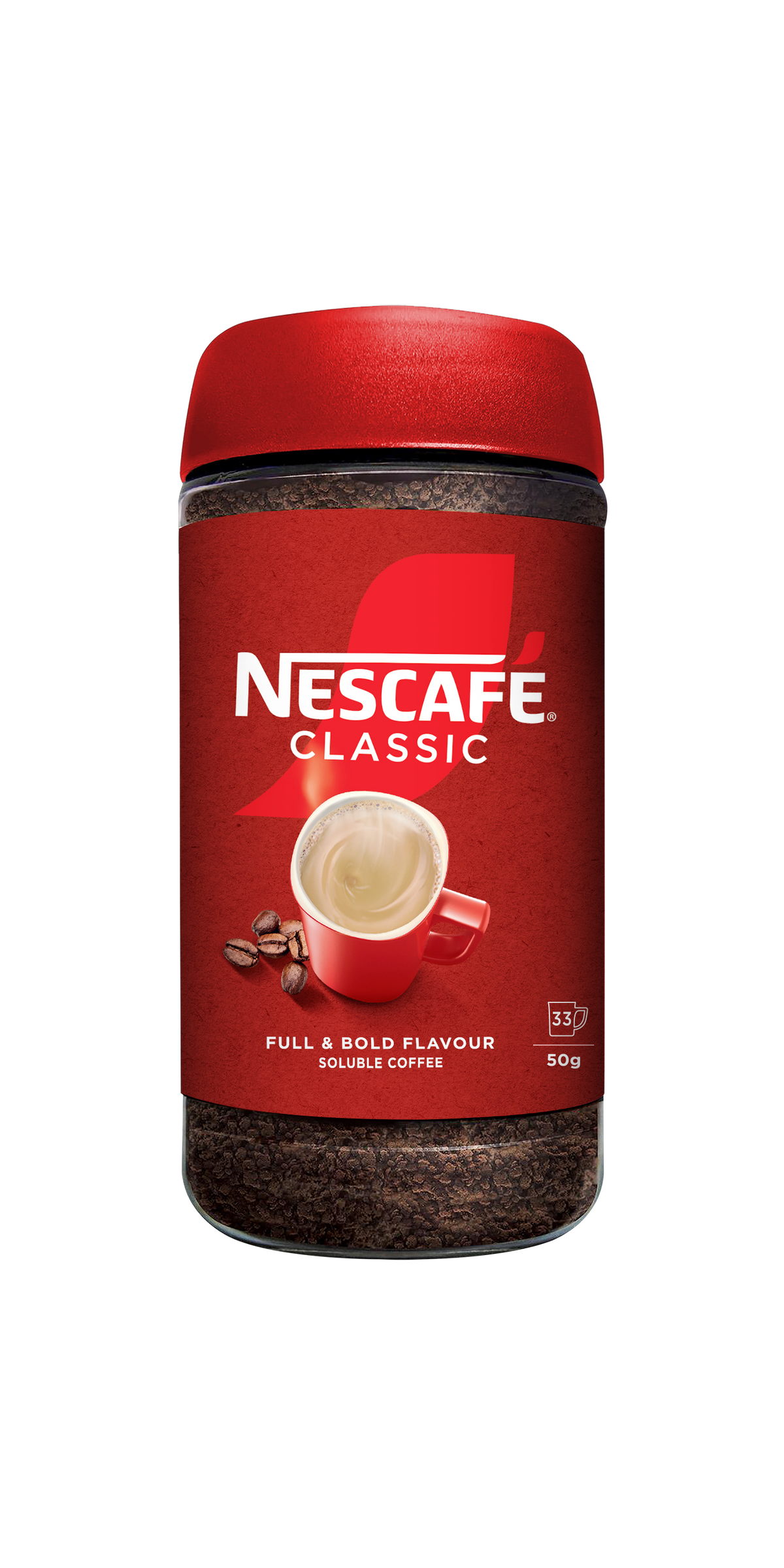 NESCAFE CLASSIC IMPORTED COFFEE 50G BOTTLE.
