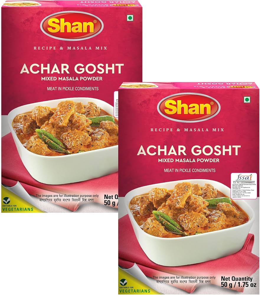 Shan Achar Gosht Masala Recipe 100g