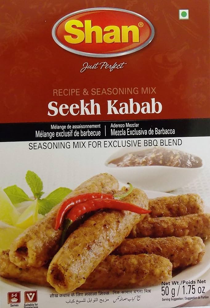 Shan Tikka Seekh Kabab Recipe Masala 50g