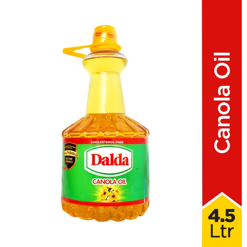 DALDA CANOLA OIL 4.5L BOTTLE.