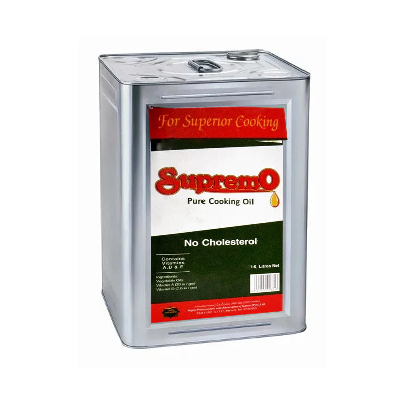 SOYA SUPREME COOKING OIL 16L TIN.
