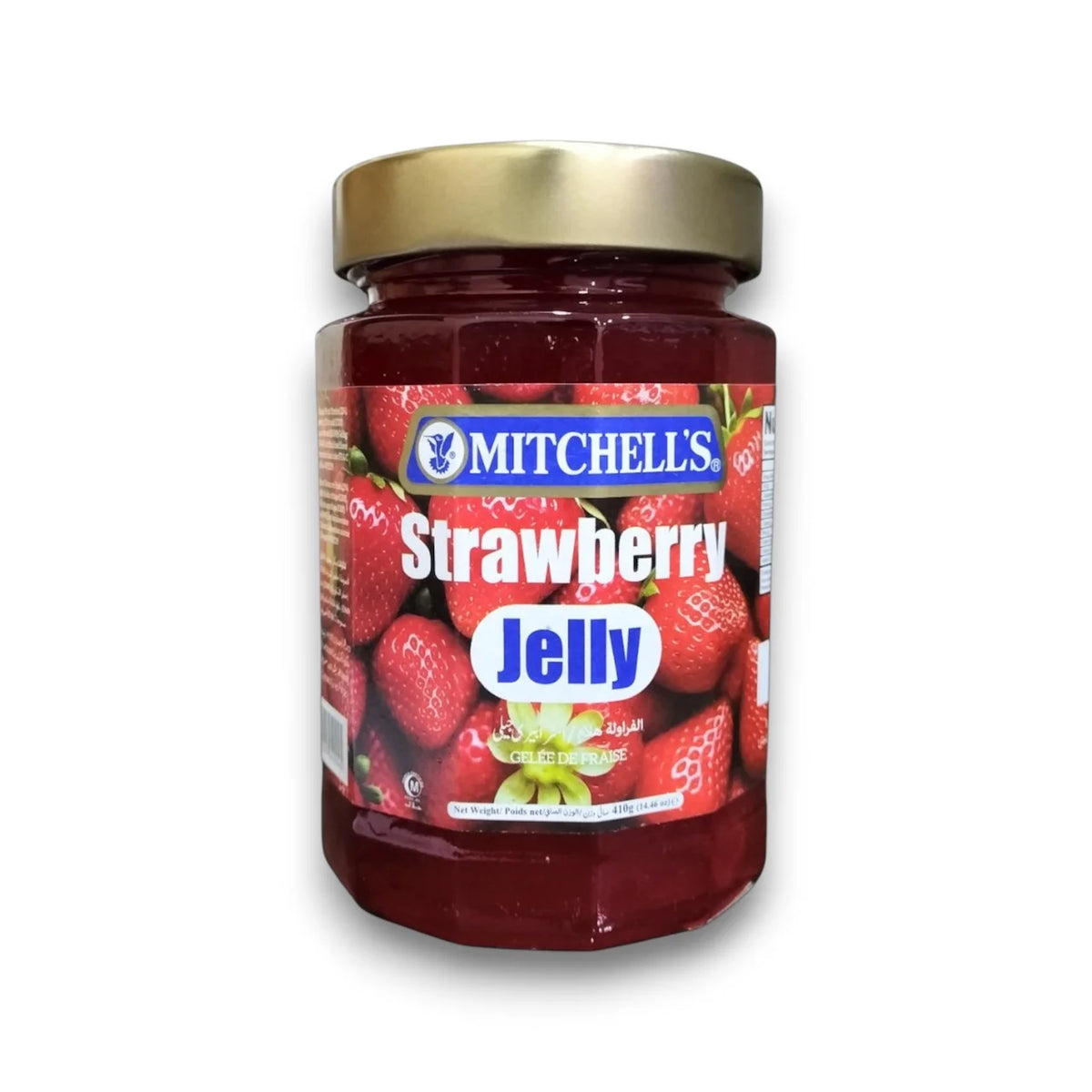 MITCHELL'S STRAWBERRY JELLY 410G.