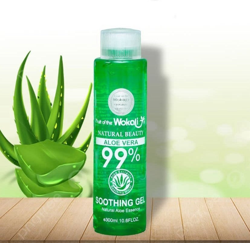 Wokali Natural Beauty Aloe Vera 99% Soothing Gel 300ml