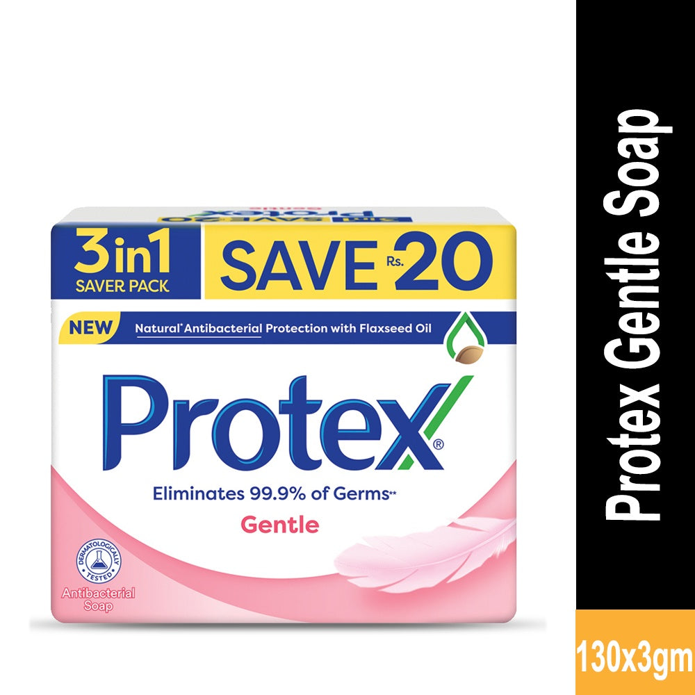 Protex Bar Soap Gentle 3 x 130g Pack