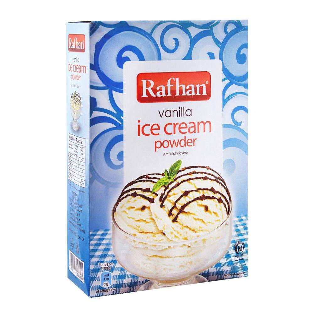 RAFAN VANILA ICE CREAM POWDER 300G BOX.