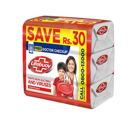 Lifebuoy Total 10 Soap Bar Pack 146g