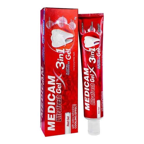 Medicam Gel Toothpaste Red 125g