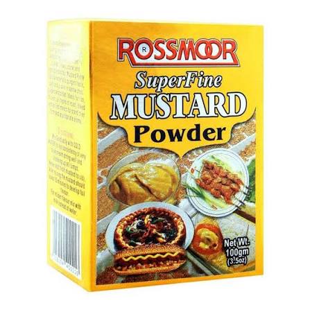 ROSSMOR MUSTERD POWDER 100G BOX.