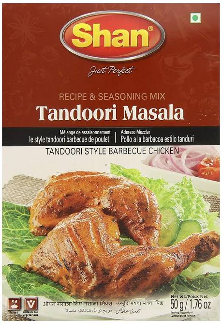 Shan Tandoori Masala Recipe and Seasoning Mix 50g