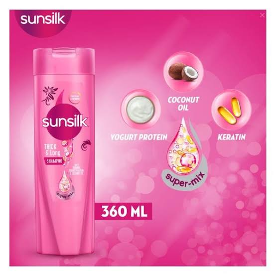 Sunsilk Shampoo Thick & Long 380ml