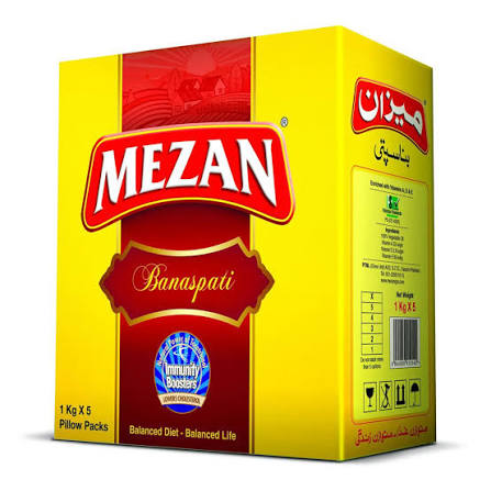 MEZAN BANASPATI GHEE 5L PACK CTN.