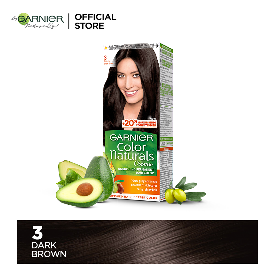 Garnier Hair Color 3 Dark Brown 1 Box