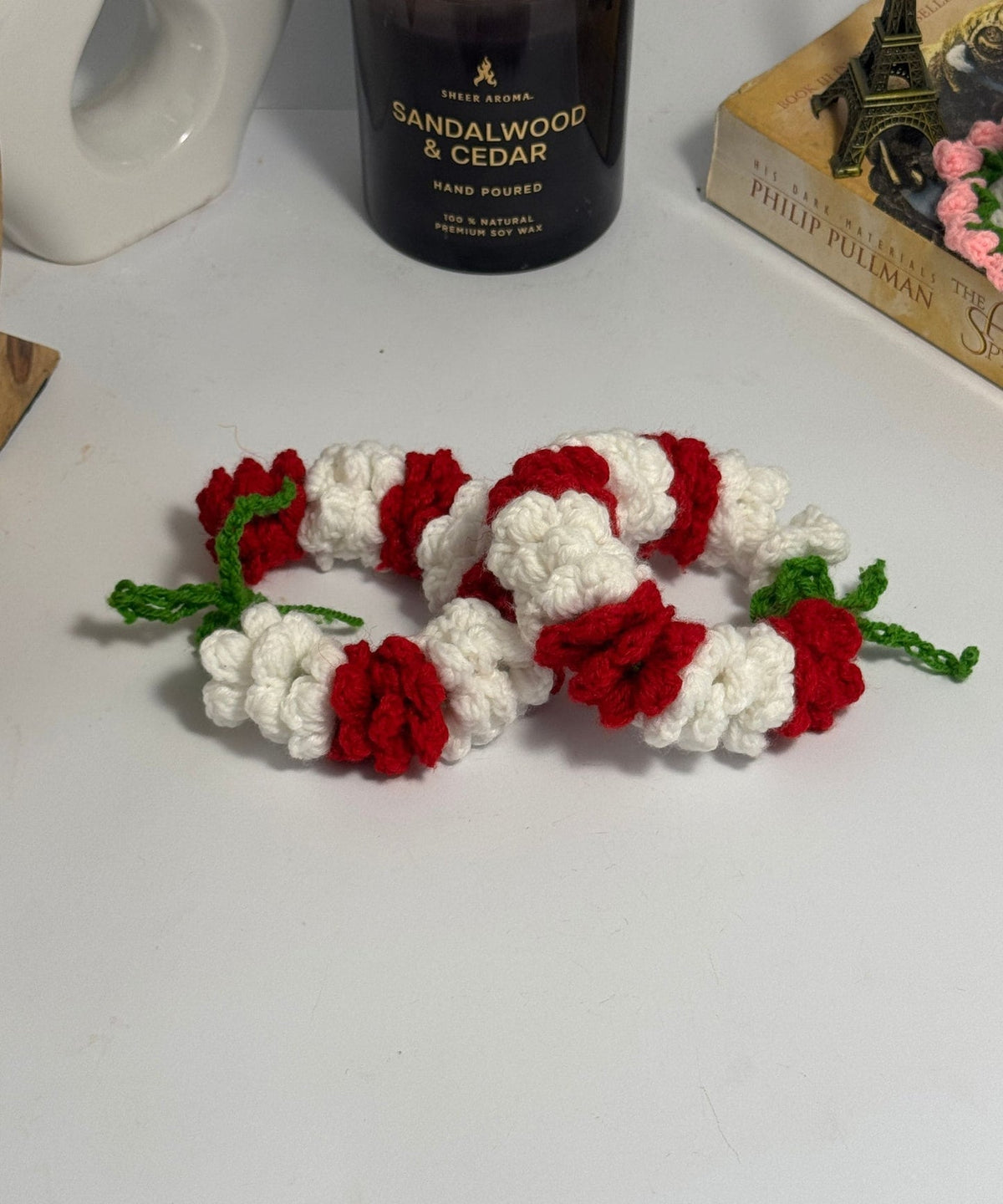 Fresh Flower Garlands (Gajra) 1 Pair