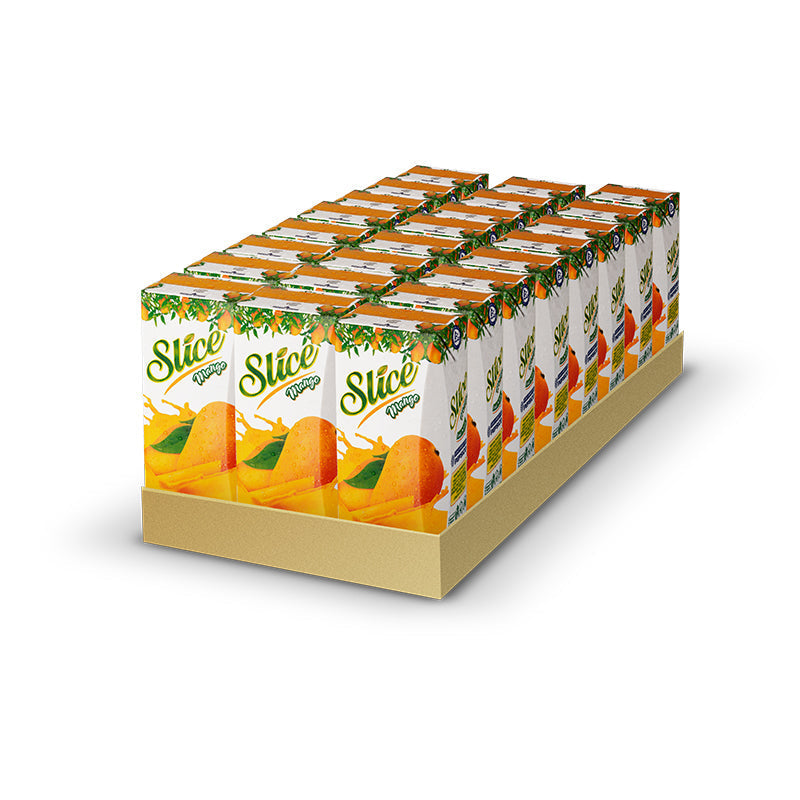 Slice Juice 24-Pack – Refreshing Mango Drink Carton