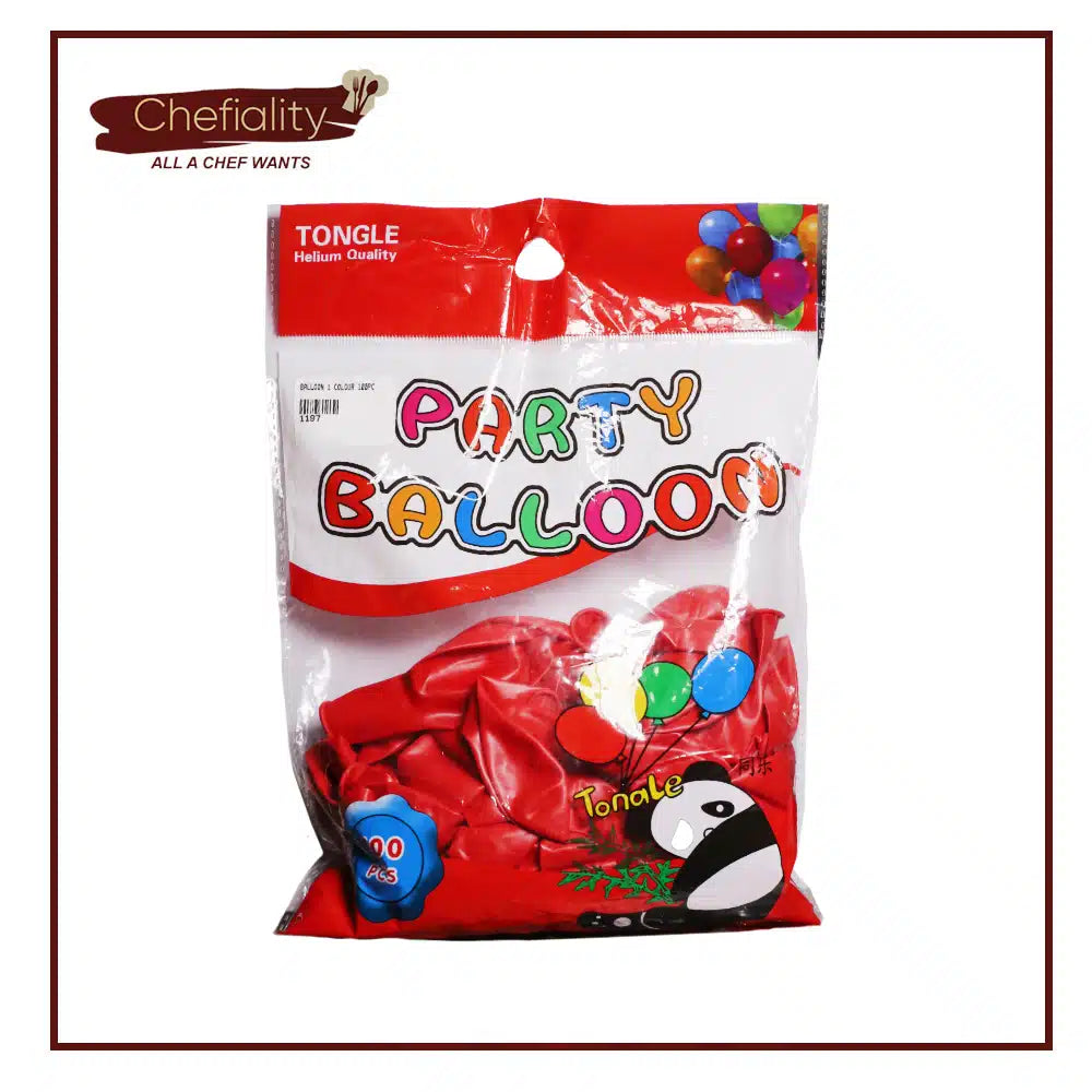 Party Balloon Red & White 1 Packet