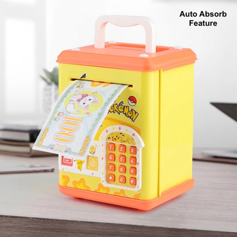 Hello Kitty Money Safe Box with ATM Card & Fingerprint Toys 1 Piece