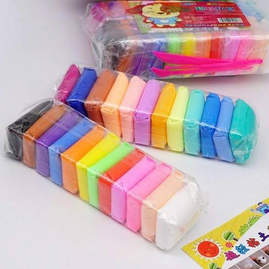 Slimebykaklyn Essence Slime Super Soft Air Dry Clay 12 Pieces
