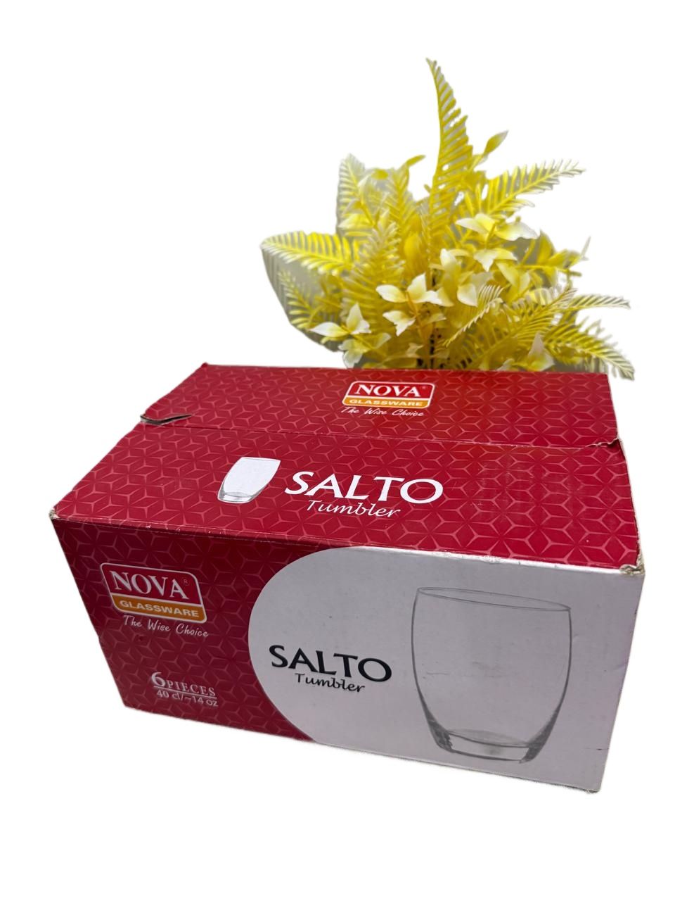Nova Glass Salto Box (300ml) 6 Pieces