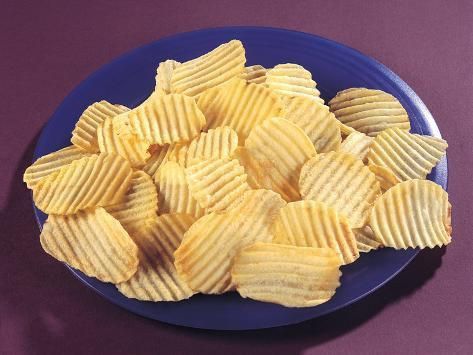 Krinkle chips salted 10 packet