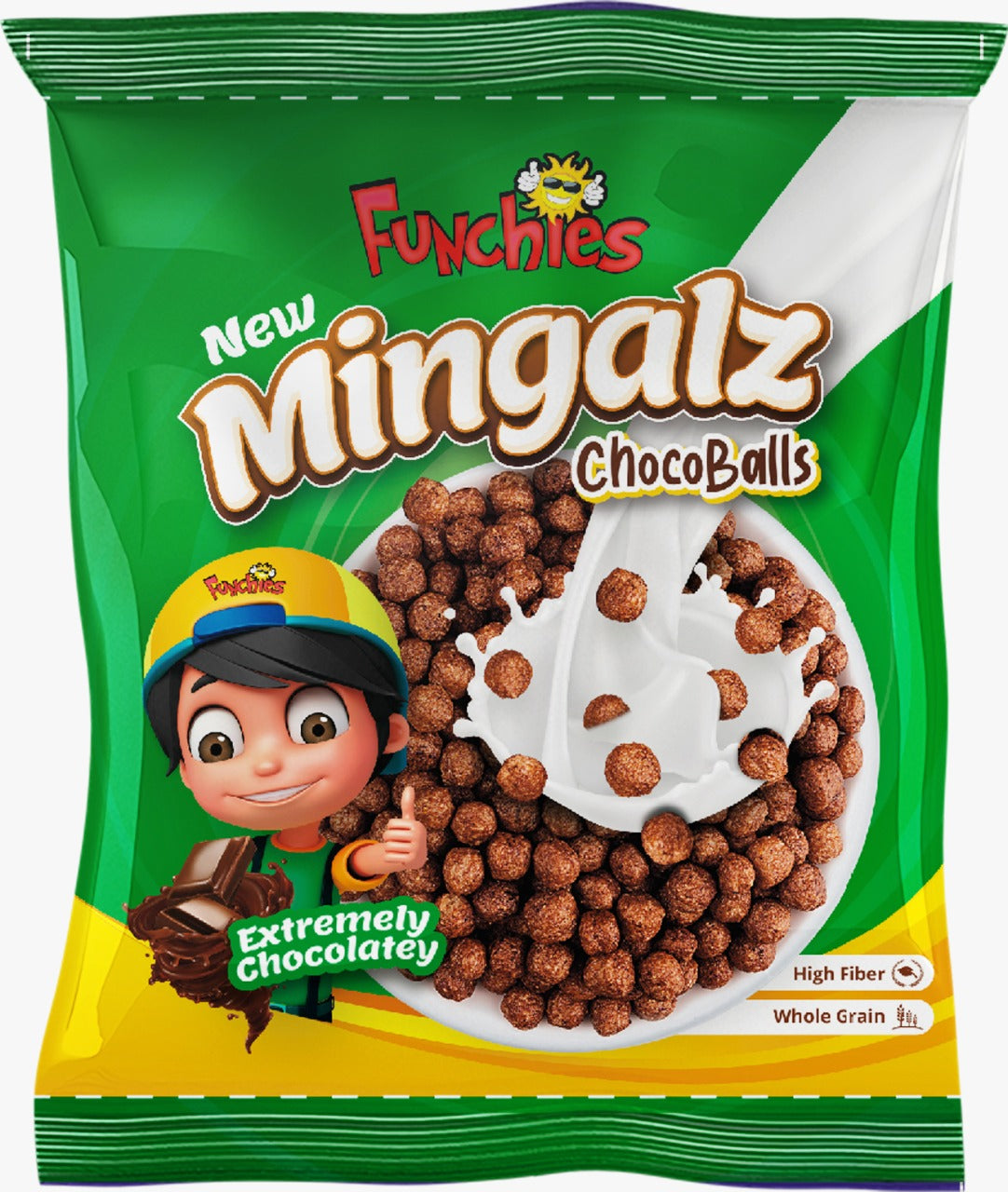 Funchies Mingalz Extreme Chocolatey Green 150g