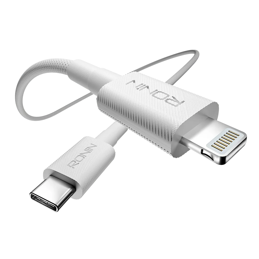 Ronin R-2045 Lynix Braided Cable for iPhone Type-C Lightning 27W (1m) 1 Piece
