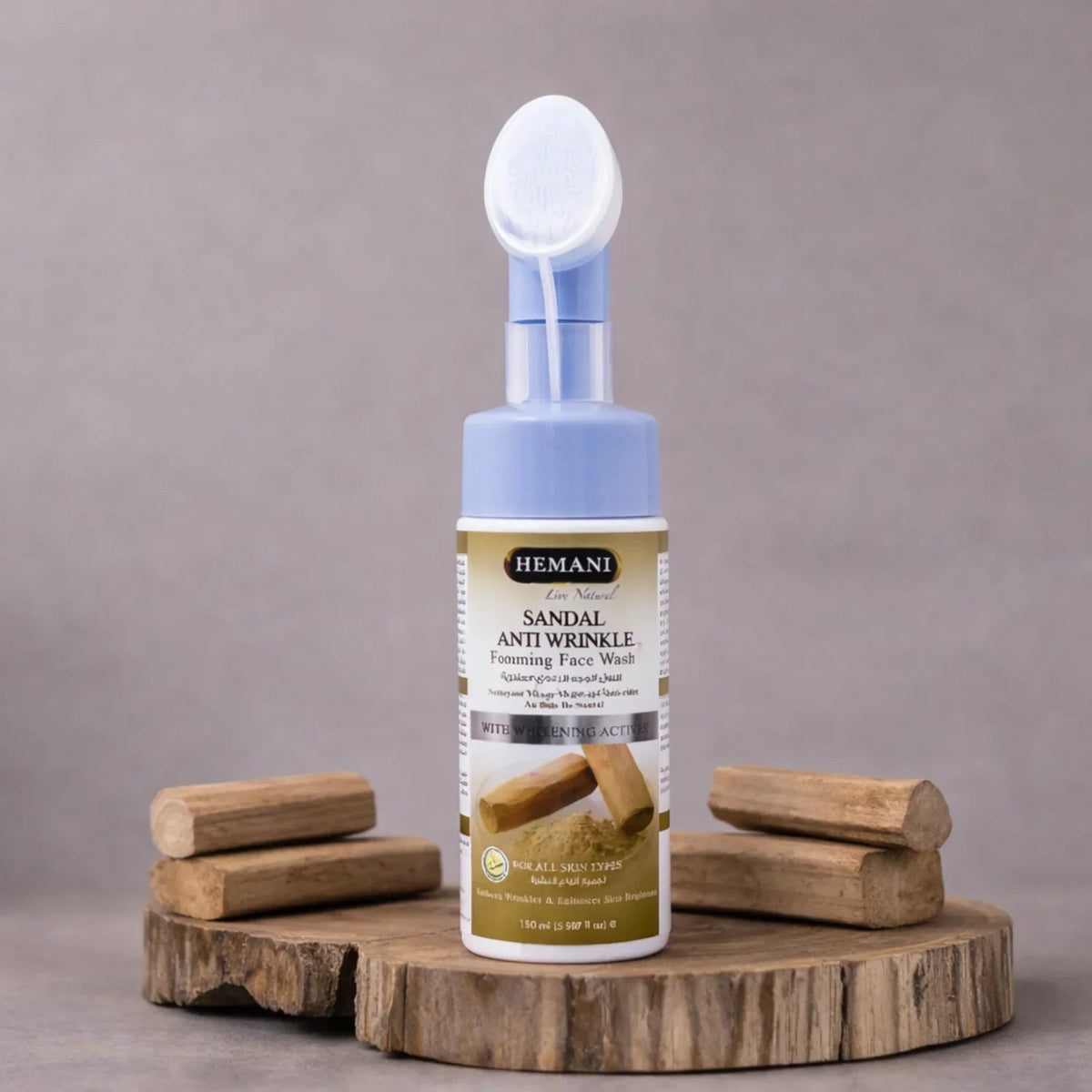 Hemani Sandal Anti Wrinkle Foaming Face Wash 150ml