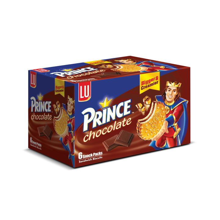 LU Prince Chocolate Biscuits Snack Pack 6 Packets