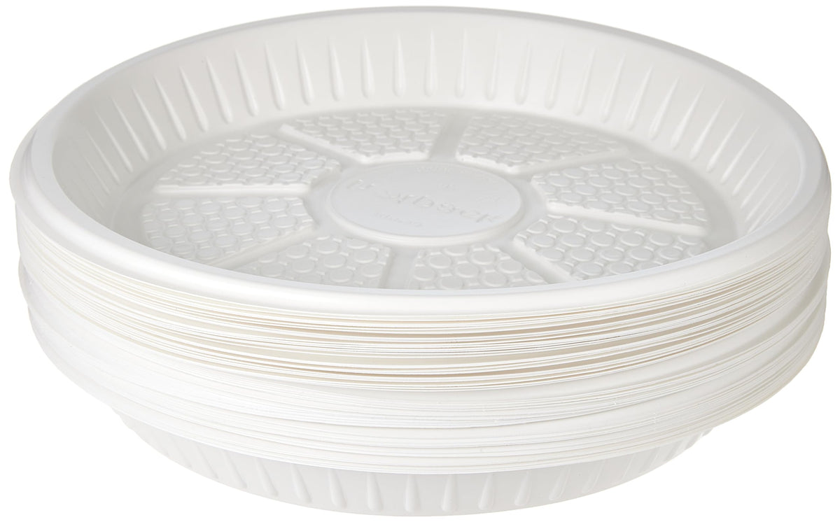 Jishan Disposable Plastic Plate (9 Inches) 50pcs