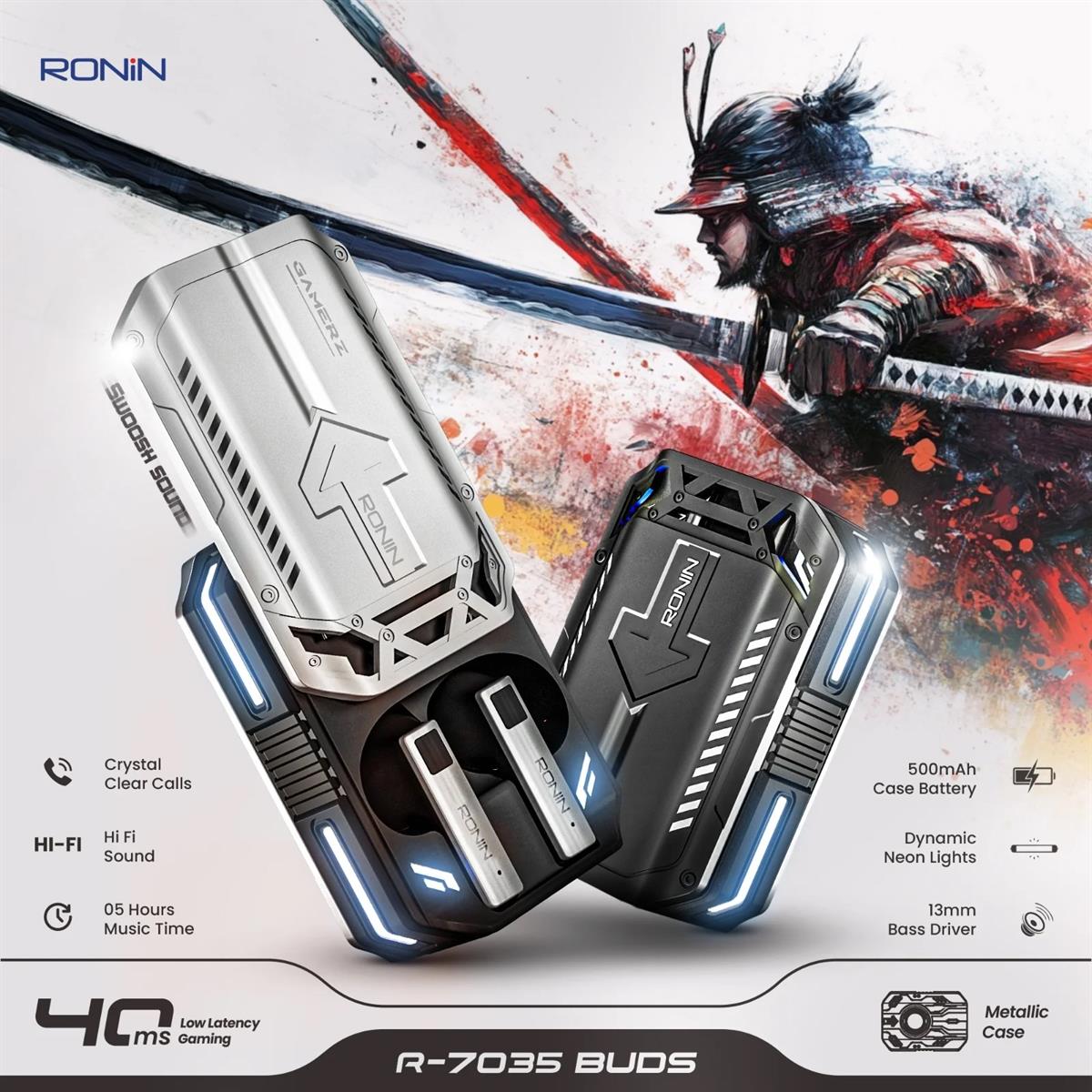 Ronin R-7035 Gaming Bluetooth 1 Unit