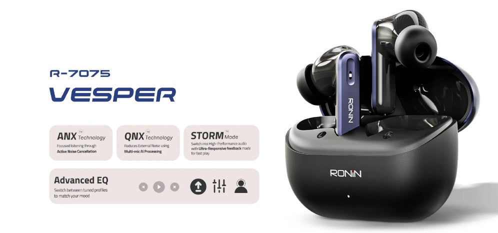 Ronin (R-7075) Earbuds Vesper 1 Unit