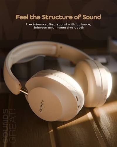 Ronin R-1505 Magnitude Headphone White 1 Unit