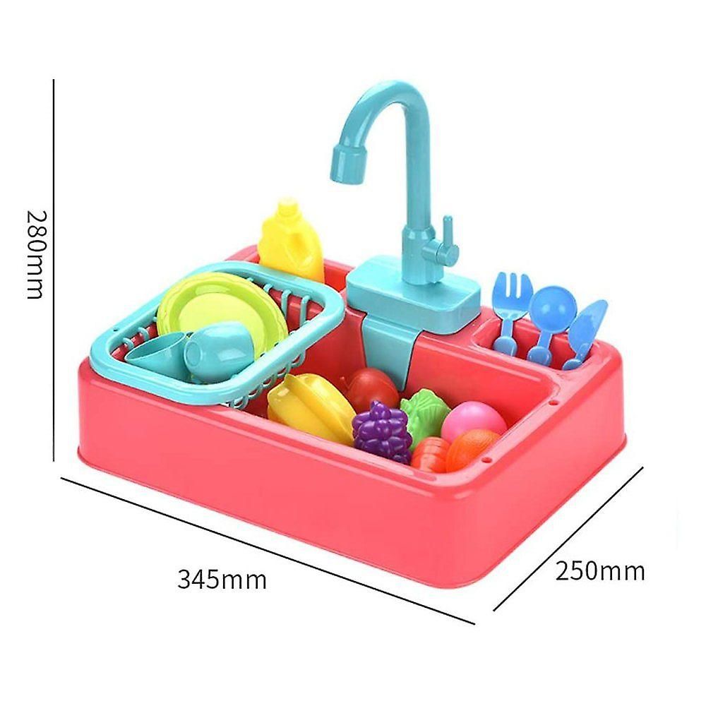 Kitchen Sink Pretend Play Set - Yellow 1pc