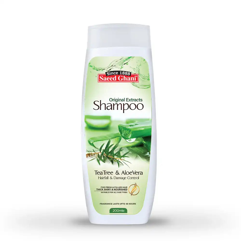 Saeed Ghani Tea Tree & Aloevera Shampoo 200ml