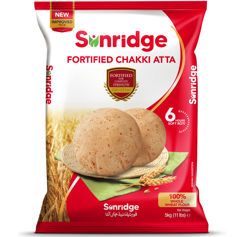 SUNRIDGE CHAKKI ATTA 5KG BAG.