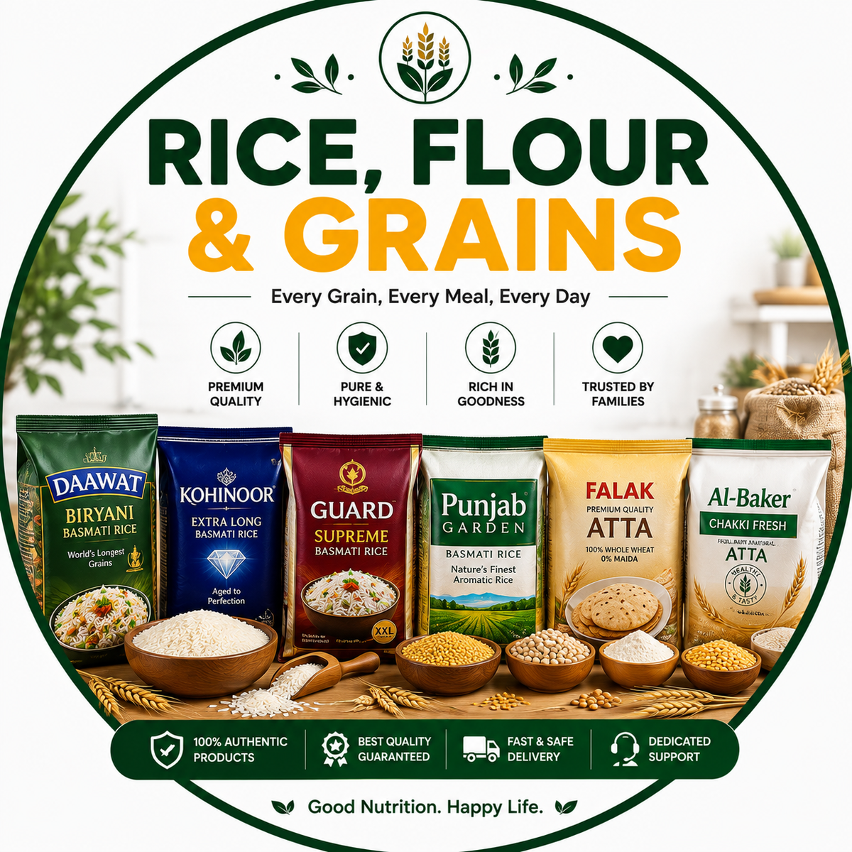 🌾 Rice, Flour & Grains