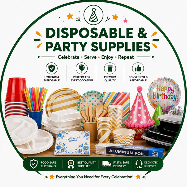 Disposable & Party Supplies