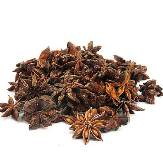 MUQADDAS MART FOOD STAR ANISE [BADIAN PHOOL KHATAI SPICE] 50G