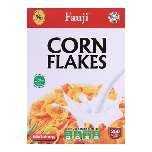 FAUJI CORN FLAKES 250G BOX.
