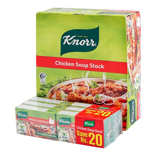 KNOOR [ FOODS ] KNOORR CHICKEN SOUP STOCKS 1BOX 24P.