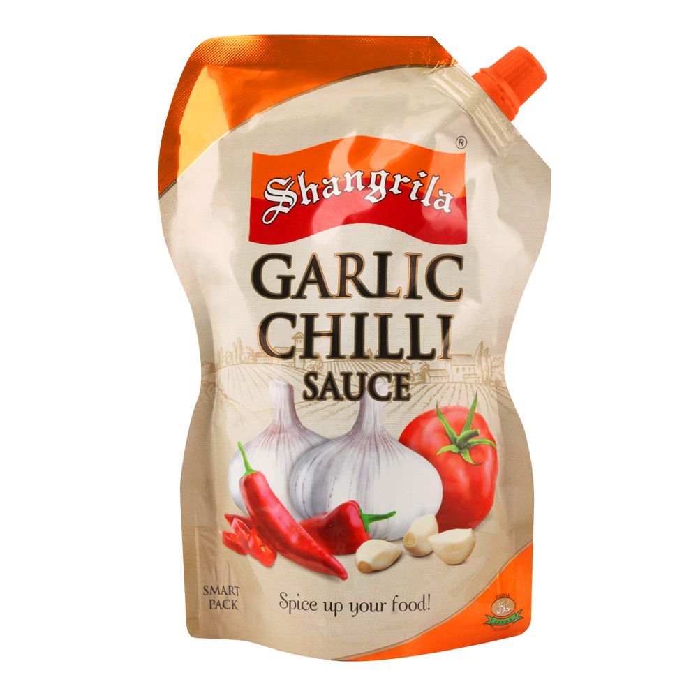 SHANGRILA GARLIC CHILLI SAUCE 400G.