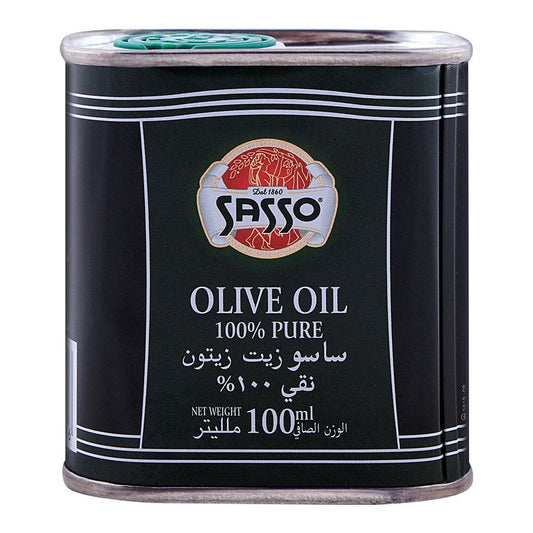 SASOO OLIVE MASSAGE OIL 100ML TIN.