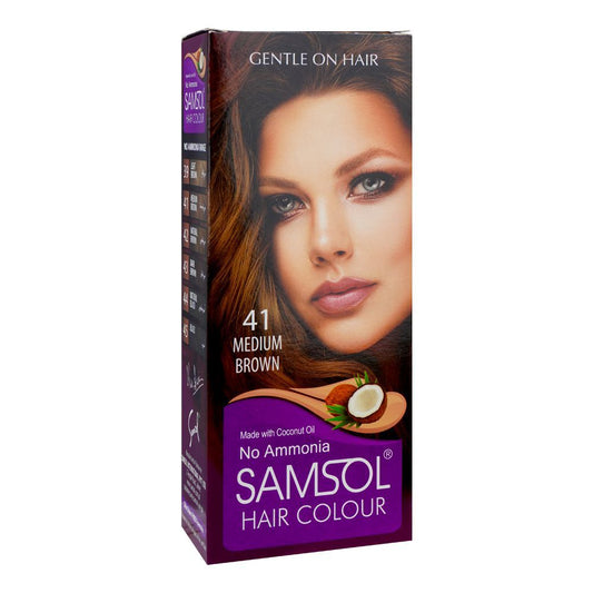 Samsol Hair Colour 41 Medium Brown 1 ps